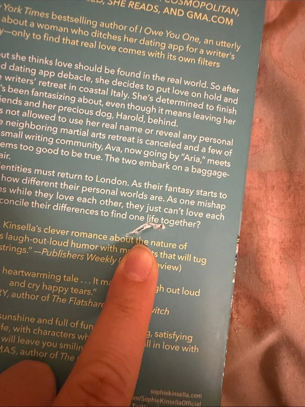 Love your life Sophia kinsella paperback